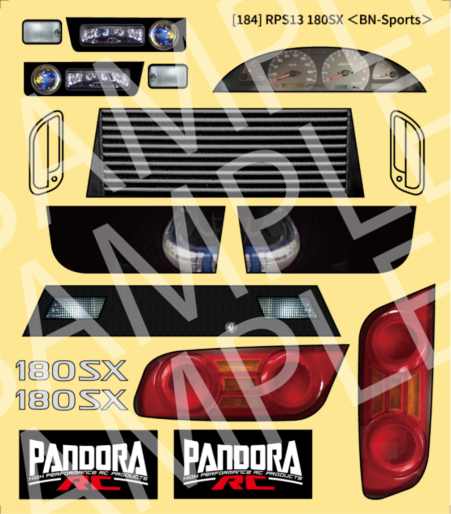 RPS13 180SX | BN-Sports [PAB-3184] | PANDORA RC｜OFFICIAL