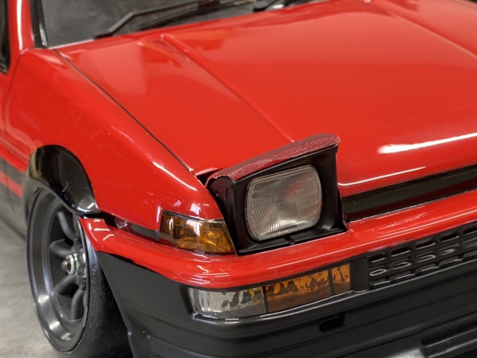 PANDORA製 AE86 トレノ エンジンサウンド リトラ開閉仕様