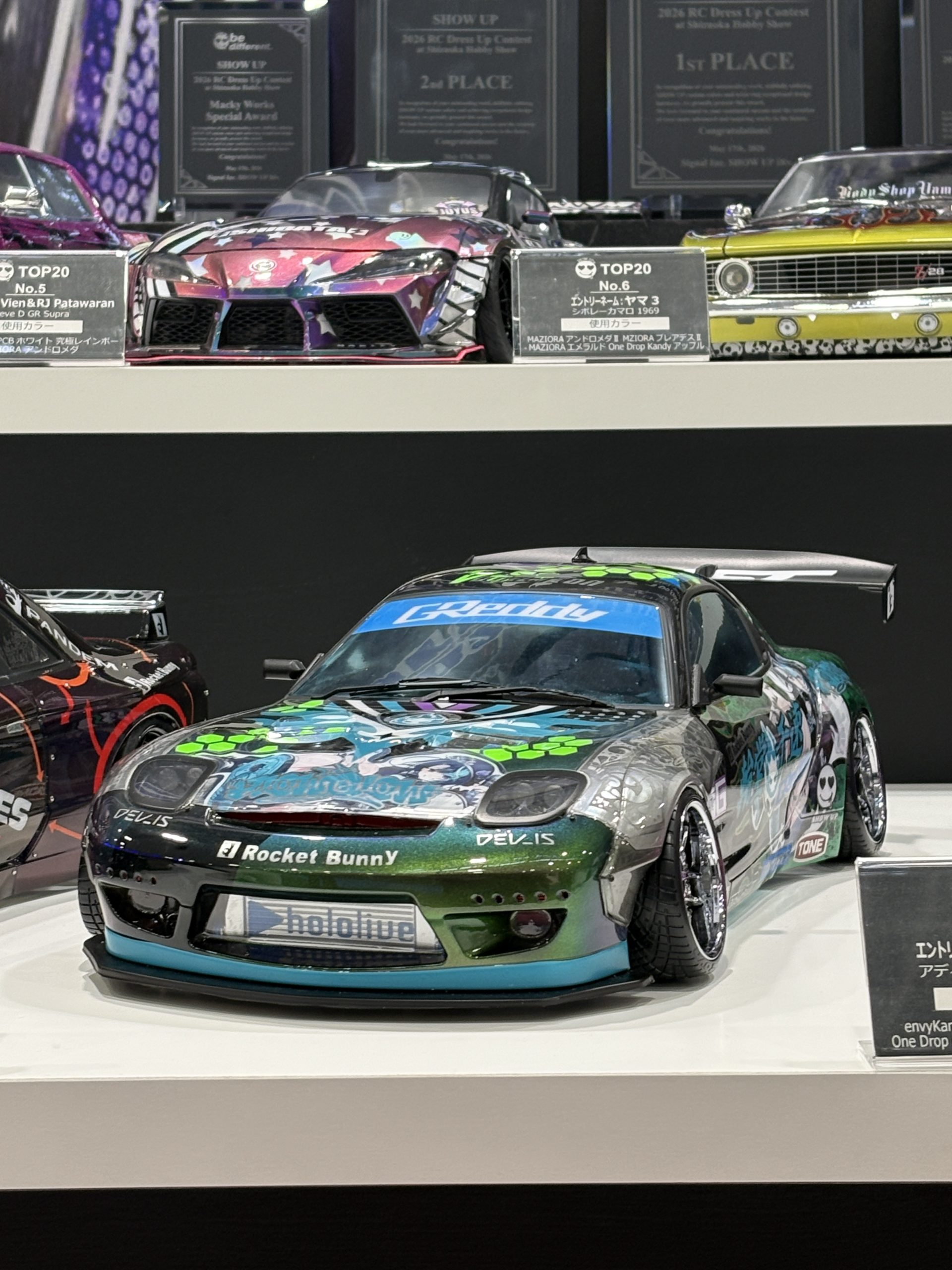 塗装表現がすごい。show upブース ボディコンテストレポート【静岡