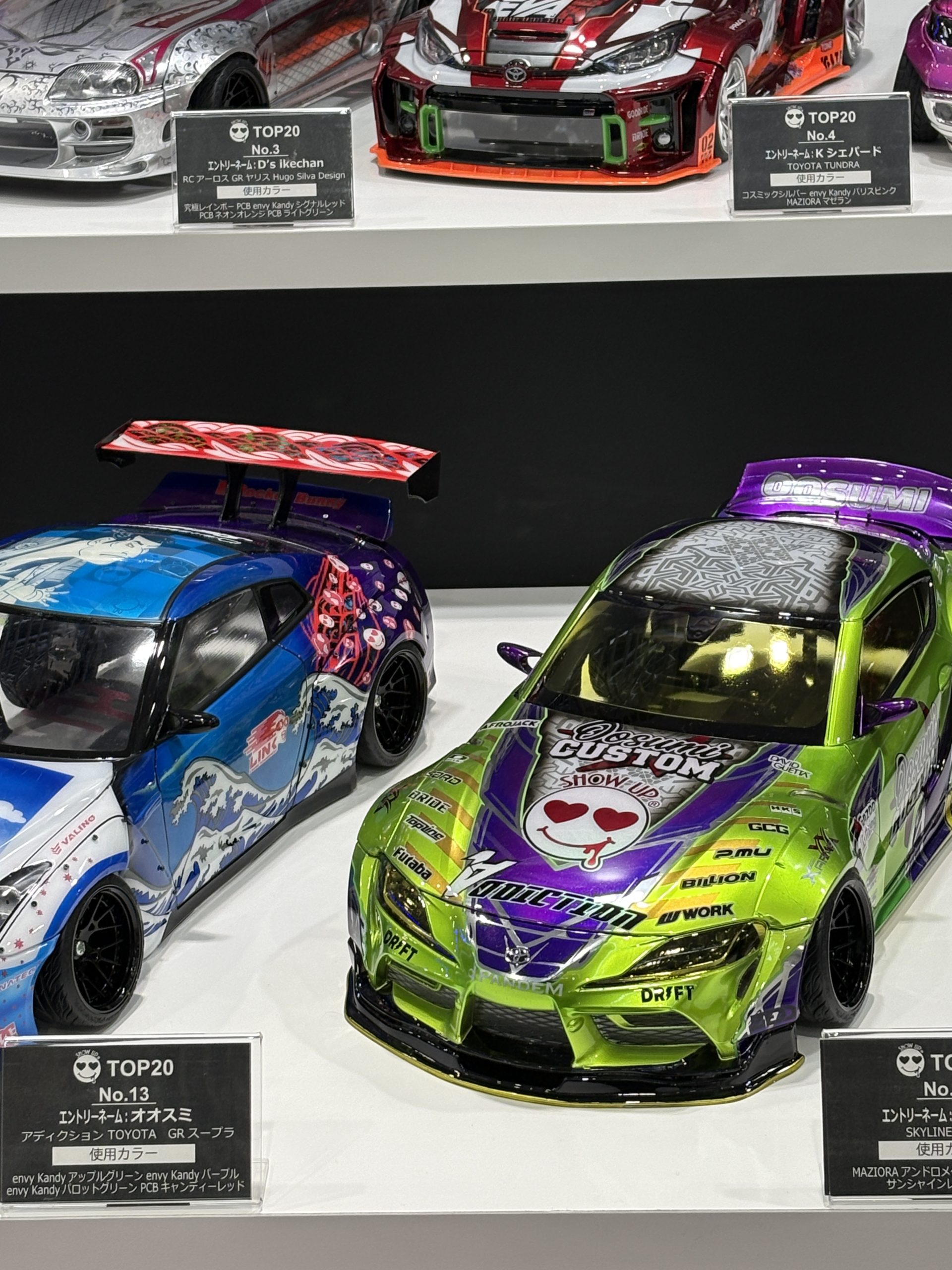 塗装表現がすごい。show upブース ボディコンテストレポート【静岡