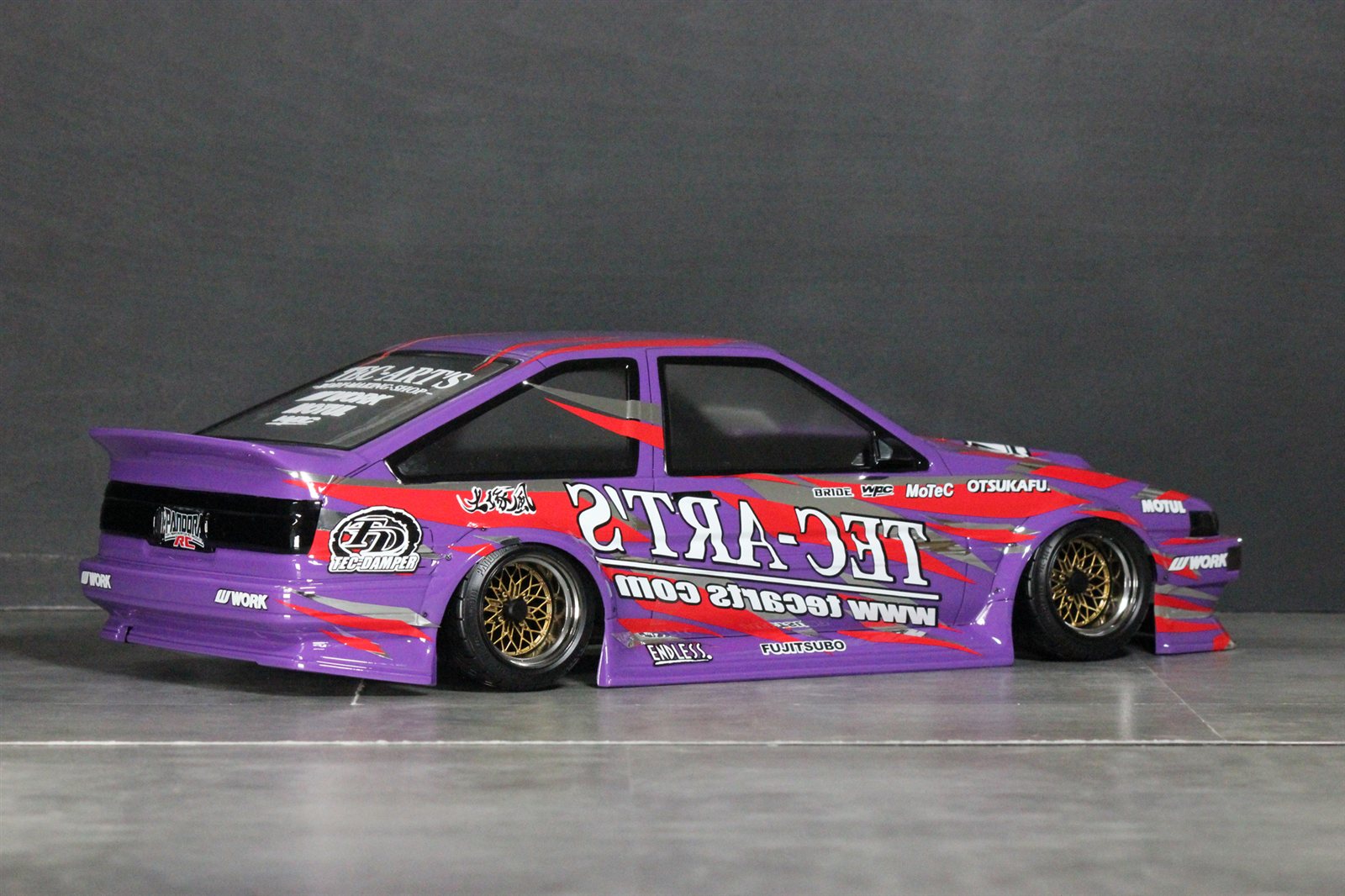 AE86 トレノ3DR TEC ART'S仕様（リア）