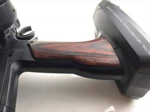 Wood grip for propo SANWA M12/M12S [Smooth / Brown]