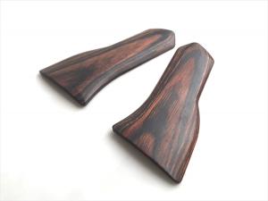 Wood grip for propo SANWA M12/M12S [Smooth / Brown]