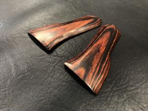 Wood grip for propo SANWA M12/M12S [Smooth / Brown]