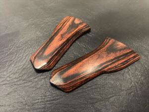 Wood grip for propo SANWA M12/M12S [Smooth / Brown]