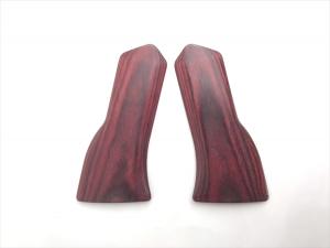 Wood grip for propo SANWA M12/M12S [Smooth / Red]